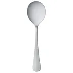 image of Libbey 213-004 Soup Spoon – 7¼" Round Bowl, Baguette Finish, 18/0 Stainless Steel, 36/Case