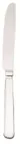 image of Libbey 213-5502 Dinner Knife – 9¾" Blade, Solid Handle, 18/0 Stainless Steel Baguette – 36/Case