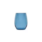 image of Libbey 213/AK1K2K Stemless Wine Glass, 15 oz (4 3/8" H x 2 3/4" T), Sapphire Glass, 12/Case