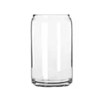 image of Libbey 265 Beer Can Taster Glass – 5 oz Stemless Clear Partially Tempered, Height 3"5/8 – 24/Case
