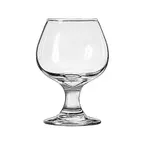 image of Libbey 3702 - Brandy Glass, 5.5 oz, Stem Base, Tempered Glass, Safedge® Rim & Foot - 12/Case