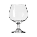 image of Libbey 3705 Brandy Glass – 11.5 oz Stemmed Glass, Partially Tempered Clear Glass, Safedge® Rim & Foot- 24/Case
