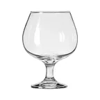 image of Libbey 3708 Brandy Glass – 17½‑Ounce Stem Base, Tempered Glass, Safedge® Rim & Foot – 24/Case