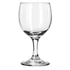 image of Libbey 3764 Wine Glass – 8.5 oz, 5‑3/8" Height, Tempered Glass, Safedge® Rim & Foot – 24/Case