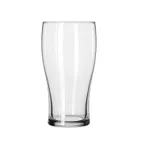 image of Libbey 4808 Pub Glass – 16 oz Stemless Pilsner/Wheat Beer Glass, Clear Partially Tempered - 24/Case