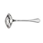 image of Libbey 492-018 Sauce Ladle, 3/4 oz Capacity, 6" Length, 18/8 Stainless Steel Louvre Design - 1/Case