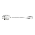 image of Libbey 492-126 Slotted Serving Spoon, 13" 18/8 Stainless Steel, Non‑Insulated Handle - 1/Case