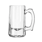 image of Libbey 5205 - 10" Oz Clear Glass Beer Mug Stein Stemless Non‑Tempered 5‑7/8" H x 2‑7/8" T - 12/Case