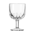 image of Libbey 5212 Goblet Glass – 12 oz Clear Non‑Tempered, Height 6‑1/8", Top 4", Base 3‑1/4", 12/Case