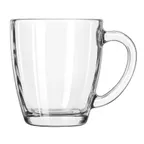image of Libbey 5352 Square Glass Coffee Mug, 14 oz (4" H) Non‑Tempered Clear Glass, 4.75" Square – 12/Case