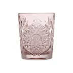 image of Libbey 5632/AB2X0F Double Old Fashioned Glass, 12 oz Stemless Blush, 4‑1/8"H×3‑1/2"T×3"B - 12/Case