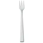 image of Libbey 649-029 Cocktail Oyster Fork, 5" Satin Stainless Steel, Santorini Satin II Finish - 12/Case