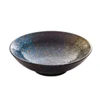 image of Playground 701312491000351 Round Ceramic Bowl, 9" Dia x 3" H, 50‑7/10 Oz Sea Microwave Safe - 6/Case