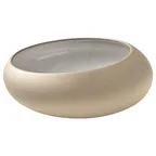 image of Playground 701342091001393 - 33.8oz Round Stoneware Bowl, 7" Dia x 3" H, Light Ceramic, 3/Case