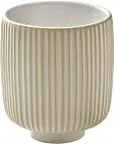 image of Playground 701545091000582 - White Stoneware 10.8 oz Cup 3"3/8 Dia x 3"3/4 H Dishwasher Safe - 6/Case