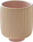 image of Playground 701545091000583 China Cup, 10.8 oz, 3.125" Dia x 3.75" H, Rose, Microwave Safe - 6/Case