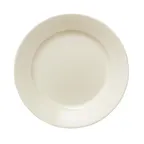image of Libbey 740-901-105 China Plate 10‑2/3" Round Cream White Porcelain Rolled Edge - 12/Case