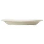 image of Libbey 740-901-118 - 11½" Round Cream White Porcelain Plate, Rolled Edge, 11.5" Dia, 1.5" H - 12/Case