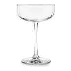 image of Libbey 7401 Coupe Glass – 8.5 oz Saucer, Tempered, Safedge® Rim, 8½" H x 3" T x 3¼" W, - 12/Case