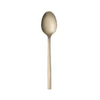 image of Libbey 763-103 Dinner Spoon – 7¼" Oval Bowl, 18/0 Stainless Steel, Satin Gold Finish - 36/Case