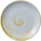image of Heart & Soul 801121541000100 Plate – 5.91" x 5.91" x 0.79" Round Coupe Porcelain Breeze - 6/Case
