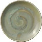 image of Heart & Soul 801121541000104 China Plate, 5.91" x 5.91" Round Flat Coupe Porcelain Thyme - 6/Case
