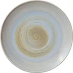 image of Heart & Soul 801123041000100 China Plate – Round Porcelain Rim, Breeze Finish, 11.85" Dia - 6/Case