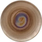 image of Heart & Soul 801123041000101 - 11.85" Round Coupe Porcelain Plate Oyster Finish, Coupe Rim - 6/Case