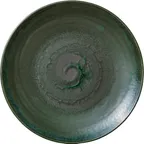 image of Heart & Soul 801123041000103 Round Avocado Porcelain Plate, 11.85" Diameter Coupe Rim - 6/Case