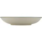 image of Heart & Soul 801132341000103 Avocado Porcelain Deep Coupe Plate 9.13" x 9.13" x 1.77" Rim - 6/Case