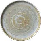 image of Heart & Soul 801182141000100 Round Porcelain Plate, 8.5" Diameter, Flat Edge, Breeze Finish - 6/Case