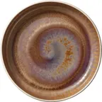 image of Heart & Soul 801192141000101 - 8" Round Deep Rim Porcelain Plate Oyster, 8" x 8" x 1.89", - 6/Case