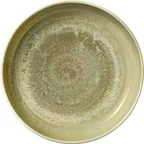 image of Heart & Soul 801192141000104 China Plate, Round Deep Rim Porcelain, Thyme, 8" x 8" x 1.89", 6/Case