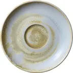 image of Heart & Soul 801692141000100 Round Porcelain Saucer Breeze, 5.51" Dia x 0.87" H - 6/Case