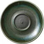 image of Heart & Soul 801693441000103 Round Porcelain Saucer, 6.1" Diameter Avocado Finish, 6/Case