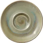 image of Heart & Soul 801693441000104 Round Porcelain Saucer Thyme, 6.1" Diameter x 0.87" Height - 6/Case
