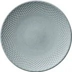 image of Libbey 802121741000201 Round Coupe China Plate, 6-3/4" Dia x 3/4" H, Sky Microwave Oven Safe - 6/Case