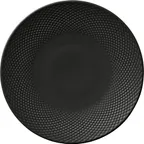 image of Libbey 802122441000204 - 9-1/2" Round Coupe China Plate, Coal Pine, Dishwasher Microwave Safe - 6/Case