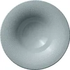 image of Libbey 802132741000201 - 10-5/8" Round Coupe China Plate Sky Pine 13.5 oz Dishwasher Safe - 3/Case