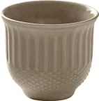 image of Libbey 802530841000203 - 3 oz Almond China Cup, 2-5/8" Dia x 2-1/4" H, Microwave Oven Safe, - 6/Case