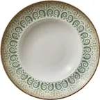 image of Libbey 803012741000401 - 10-7/8" Coupe China Plate, 13.5 oz, Jade, Microwave Oven Safe - 6/Case