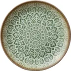 image of Libbey 803122141000401 8¼" China Plate Jade, 8.25" Dia x 1" H, Dishwasher Safe - 6/Case
