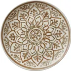 image of Libbey 803122741000402 - 10"5/8 Coupe Rim China Plate Sienna Dishwasher Oven Safe - 6/Case
