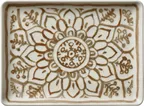 image of Libbey 803212341000402 China Platter 9-1/4" x 6-7/8" x 1" Sienna, Dishwasher & Microwave Safe - 1/Case