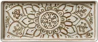 image of Libbey 803213541000402 Rectangular China Platter 13"-3/4 x 5"-7/8 x 1" Siena Microwave Safe - 6/Case