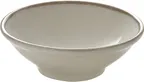 image of Libbey 803571641000403 - 15.2 oz China Bowl, 6"3/8 x 2"1/4, Tan Rim, Microwave Safe - 6/Case