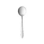 image of Libbey 804016 Soup Bouillon Spoon - 6-5/8" Length, Handle, 18/0 Stainless Steel Finish - 36/Case