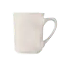 image of Libbey 840-125-002 - Kona China Mug, 8.5 oz White Porcelain, Rolled Edge, 3¾" H, Non‑Stackable - 36/Case