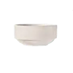 image of Libbey 840-330-001 Nestabowl - 4" Dia x 2-1/8" H, 10.5 Oz Round Bright White Porcelain Bowl - 36/Case