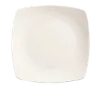 image of Libbey 840-463S - 8" Square Coupe Rim China Plate, Bright White Porcelain, Porcelana™ Finish - Case